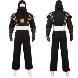 Power Rangers Black Ninja Cosplay Costumes Adam Park Cosplay Suit