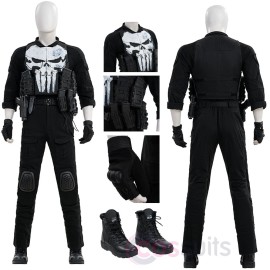 The Punisher Cosplay Costume Final Strike Frank Castle Costume