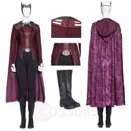 Scarlet Witch Costumes Doctor Strange in the Multiverse of Madness Cosplay Suit
