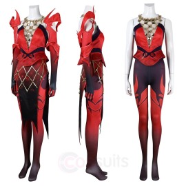 Marvel Rivals Scarlet Witch Emporium Matron Cosplay Costume for Halloween