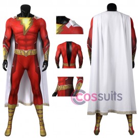 Billy Batson Cosplay Costume Billy Batson Fury Of The Gods Cosplay Jumpsuit