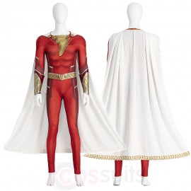 Billy Batson Cosplay Costume Billy Batson Fury of the Gods Suits