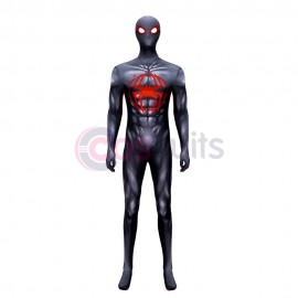 Spider-man Black Cotton Cosplay Costumes Miles Morales Suits