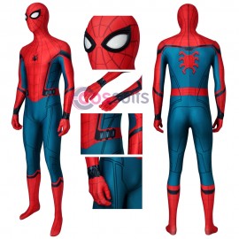 Spider-Man Civil War Costume Spider-Man Homecoming Jumpsuit