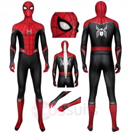 Spider-Man Peter Parker Costume Spiderman Far From Home Cosplay Suit