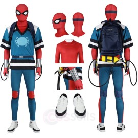 Friendly Neighborhood Spider-Man Cosplay Costume Adult Halloween Outfit