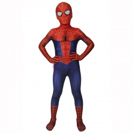Spiderman Into The Spider-Verse Peter Parker Cosplay Jumpsuit For Kids Halloween Gifts