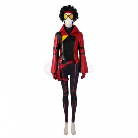 Across The Spider-Verse Spider-Woman Jessica Drew Cosplay Costumes