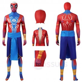 Spider Man India Pavitr Prabhakar Cosplay Costumes