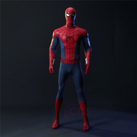 Spider-Man: Brand New Day Cosplay Costume Spiderman 4 Peter Parker Jumpsuit