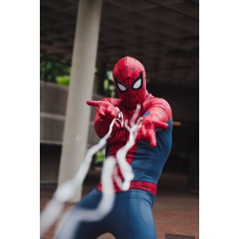 Spider-Man: Brand New Day Cosplay Costume Spiderman 4 Peter Parker Jumpsuit
