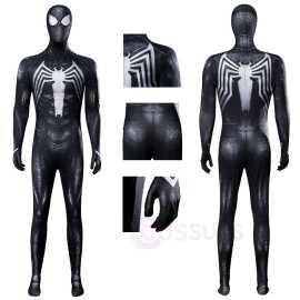 Spider-Man 2 Venom Symbiote PS5 Cosplay Costumes Halloween Suit