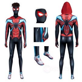 Spiderman PS5 Cosplay Costumes Miles Morales Evolved Suit