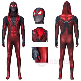 Spider-Man Miles Morales Cosplay Costumes Top Level Jumpsuit