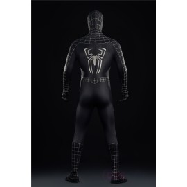 Eddie Brock Venom Cosplay Costume Spider-Man 3 Black Suit