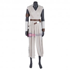 Star Wars The Rise Of Skywalker Rey White Cosplay Costume