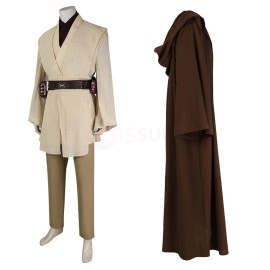 Star Wars Episode III Revenge of the Sith Cosplay Costumes Obi-Wan Cosplay Suit