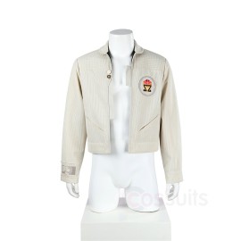 Star Wars Skeleton Crew White Jacket Halloween Costume