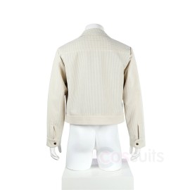 Star Wars Skeleton Crew White Jacket Halloween Costume