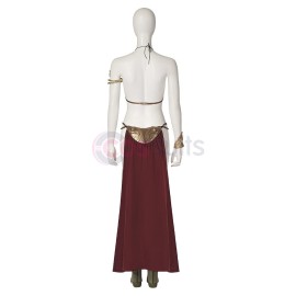 Star Wars 6 Princess Leia Cosplay Costumes Top Level Outfit