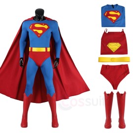 Superhero 1978 Cosplay Costume Christopher Reeve Cosplay Suit