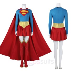 Superhero Universe Super Heroine Girl Woman of Tomorrow Cosplay Costume Halloween Suit