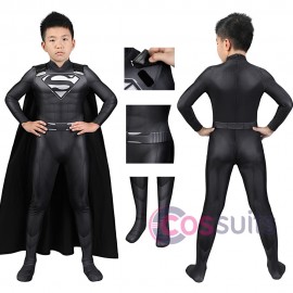 Super Hero Kids Cosplay Costume Clark Kent Crisis On Infinite Earths Suit