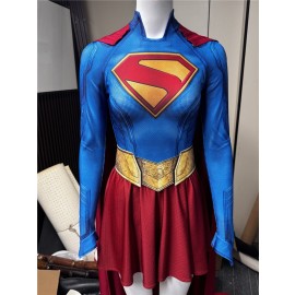 2026 Movies Girl Kara Zor El Cosplay Costume Jumpsuit