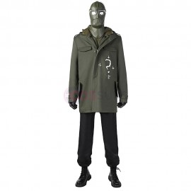 The Riddler 2022 Movie Costumes Riddler Green Cosplay Suit