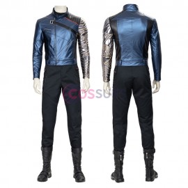 The Falcon and the Winter Soldier Costumes Winter Soldier Bucky Barnes Cosplay Outfit
