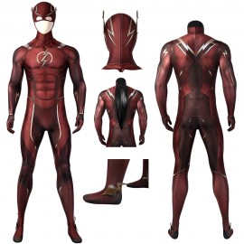TF Injustice 2 Cosplay Costume Barry Allen Spandex Printed Suit