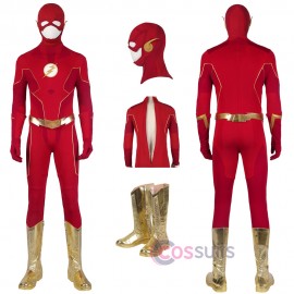 TF S8 Cosplay Costume Barry Allen Cosplay Red Cosplay Suits