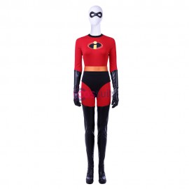 The Incredibles 2 Elastigirl Helen Parr Cosplay Costume With Boots