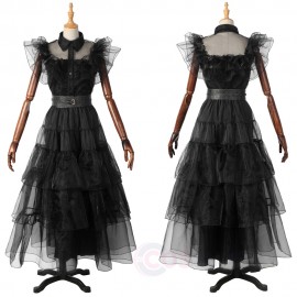 Wednesday Addams Cosplay Costumes The Addams Family Dress