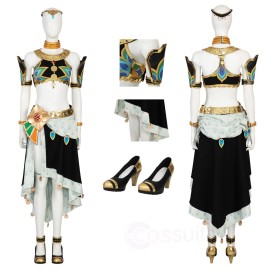 The Legend of Zelda Cosplay Costume Makeela Riju Cosplay Suit