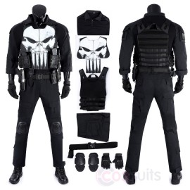 The Punisher One Last Kill Cosplay Costume Frank Castle Suit