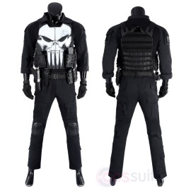 The Punisher One Last Kill Cosplay Costume Frank Castle Suit