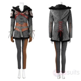 The Witcher 4 Ciri Cosplay Costume Female Fullset Cosplay Suit