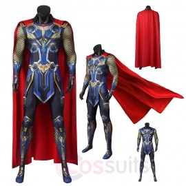 Thor Love And Thunder Spandex Cosplay Costume With Cloak