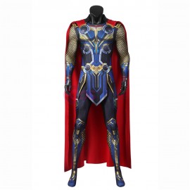 Thor Love And Thunder Spandex Cosplay Costume With Cloak