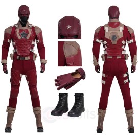 Thunderbolts Red Guardian Premium Leather Cosplay Costume