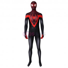 Ultimate Spider-man Miles Morales Costumes Spider Man Cosplay Suit