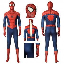 Peter Parker Suit Ultimate Spider-Man Season1 Cosplay Costumes