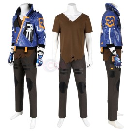 Game Valorant Yoru Cosplay Costumes Blue Jacket Halloween