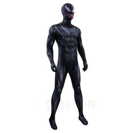 Eddie Brock Venom 3 The Last Dance Cosplay Costume Supervillain Printed Jumpsuit with Mask