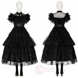 The Addams Family Cosplay Costumes Wednesday Addams Cosplay Suits