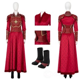 What If Season 2 Cosplay Costumes Hela Red Cosplay Suit