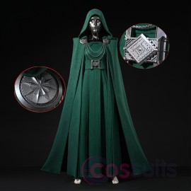 Avengers: Doomsday Latverian Witches Cosplay Costume Latverian Green Suit - C26206