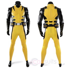 Wolverine Yellow Suit Cosplay Costume Premium Edition