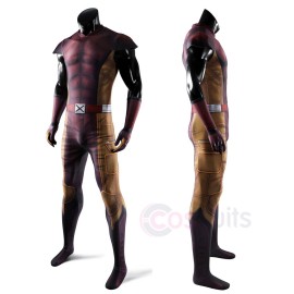 Deadpool 3 Wolverine Brown Battle Suit Cosplay Jumpsuit